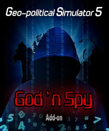 Jaquette de God'n Spy Add-on - Geo-Political Simulator 5 (DLC) — DLC PC (Steam)