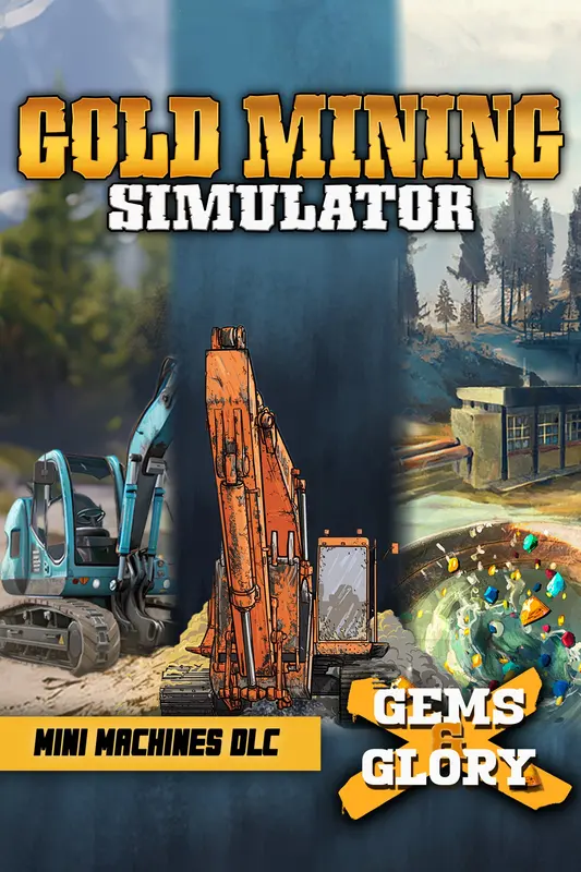Gold Mining Simulator + Gems & Glory DLC + Mini Mining Machines DLC — Xbox Live, Standard