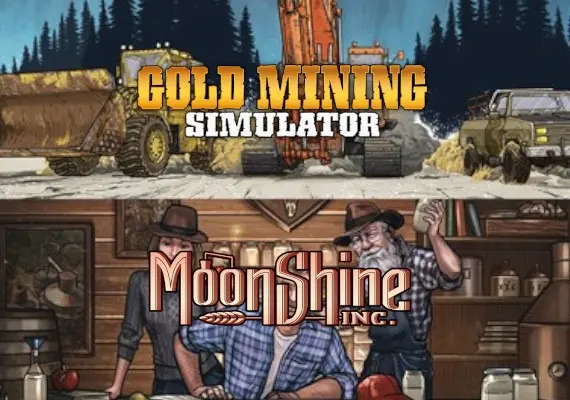 Gold Mining Simulator + Moonshine Inc. - Gold and Spirits Bundle EN — Xbox One / Xbox Series X|S, Standard