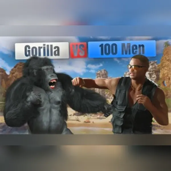 Gorilla Vs 100 Men — Steam, Standard