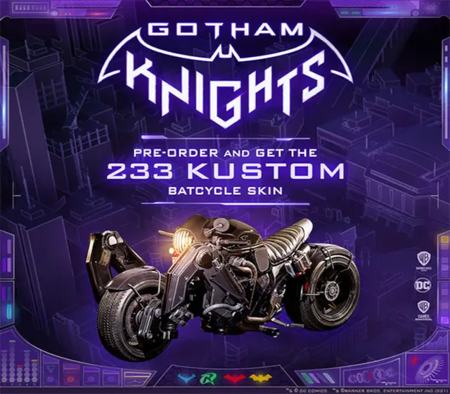 Gotham Knights - 233 Kustom Batcycle Skin EU DLC — PlayStation 5, Standard