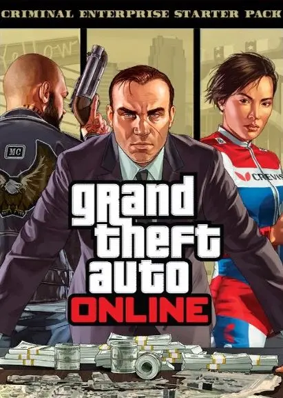 Jaquette de Grand Theft Auto Online: Criminal Enterprise Starter Pack (DLC) — DLC PC (Rockstar Games)