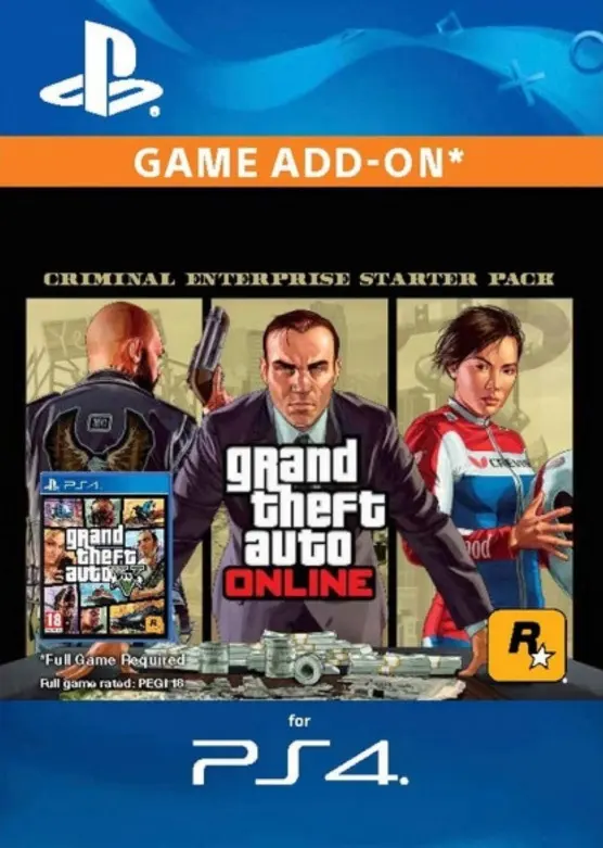Grand Theft Auto V: Criminal Enterprise Starter Pack (DLC) — PlayStation 4, Standard
