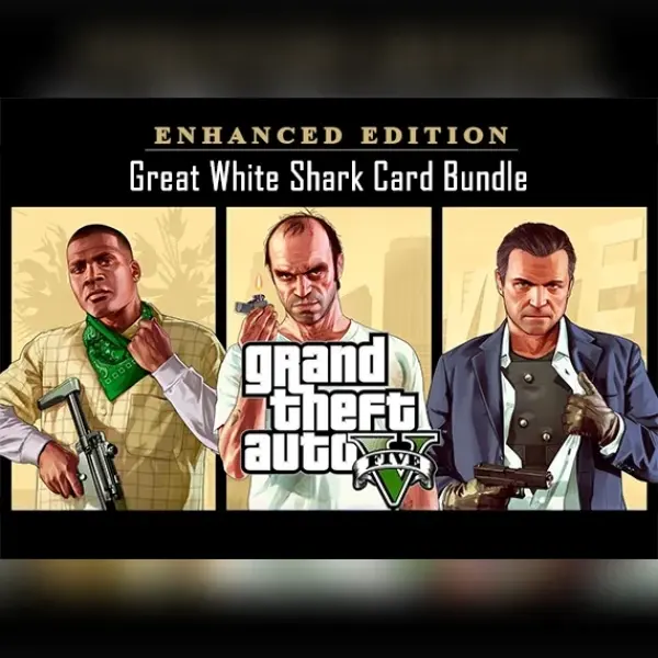 Grand Theft Auto V Enhanced & Great White Shark Card — Steam, Standard