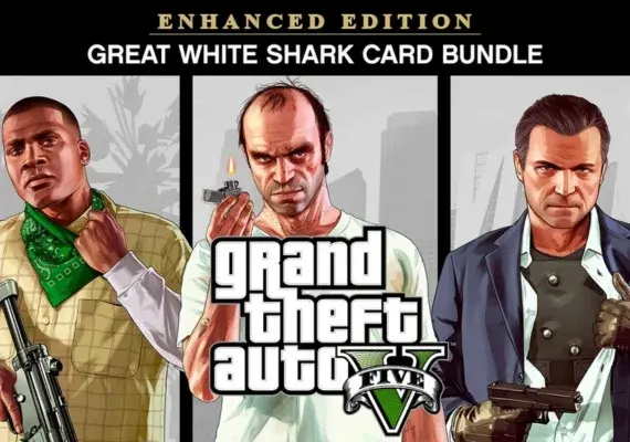 Grand Theft Auto V Enhanced & Great White Shark Card — Rockstar Games, Standard