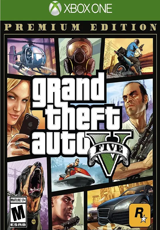 Jaquette de Grand Theft Auto V: Premium Edition — jeu Xbox (Xbox Live)