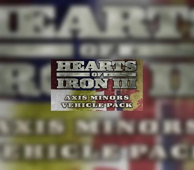 Hearts of Iron III - Axis Minors Vehicle Pack DLC — Steam, Standard