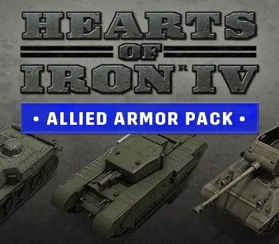 Hearts of Iron IV - Allied Armor Pack DLC — Steam, Standard