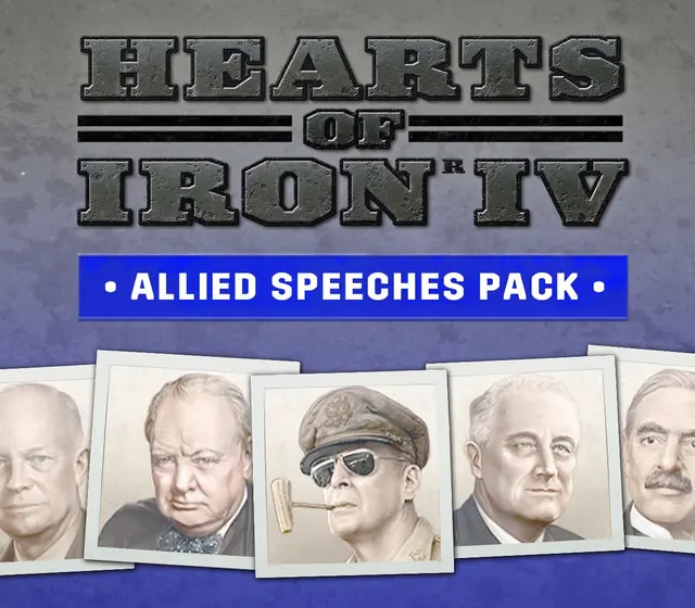 Hearts of Iron IV - Allied Speeches Music Pack DLC — Steam, Standard