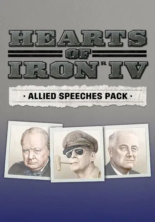 Hearts of Iron IV - Allied Speeches Music Pack DLC — Steam, Standard