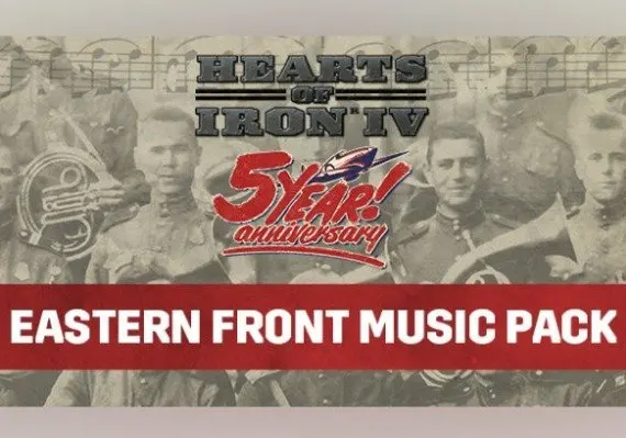 Jaquette de Hearts of Iron IV - Eastern Front Music Pack DLC EN/DE/FR/PL/PT/RU/ES — DLC PC (Steam)