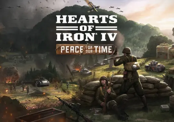 Hearts of Iron IV: Peace For Our Time DLC EN/DE/FR/PL/PT/RU/ES — Steam, Standard