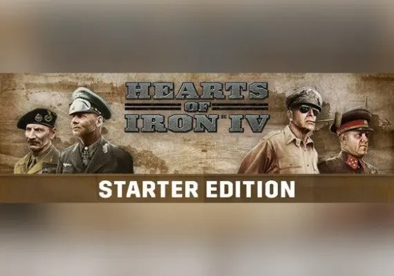Hearts of Iron IV Starter Edition EN/DE/FR/PL/JA/PT/RU/ES — Steam, Starter