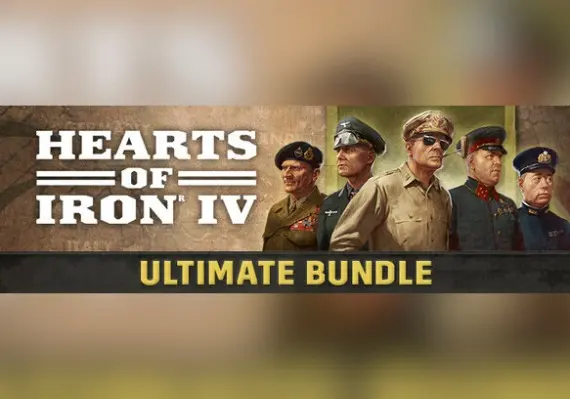 Hearts of Iron IV - Ultimate Bundle 2024 EN/DE/FR/PL/JA/PT/RU/ES — Steam, Ultimate Bundle