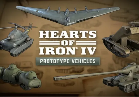 Jaquette de Hearts of Iron IV - Unit Pack: Prototype Vehicles DLC EN/DE/FR/PL/PT/RU/ES — DLC PC (Steam)