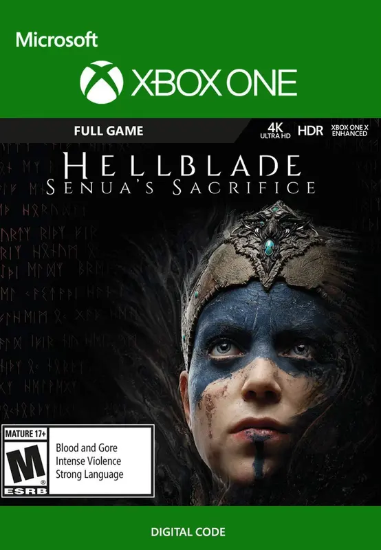 Jaquette de Hellblade: Senua's Sacrifice — jeu Xbox (Xbox Live)