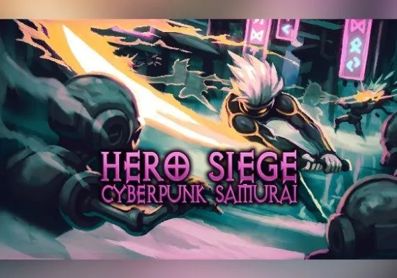 Jaquette de Hero Siege: Cyberpunk Samurai - Class + Skin DLC EN/JA/KO/PT/RU/ZH/FI — DLC PC (Steam)