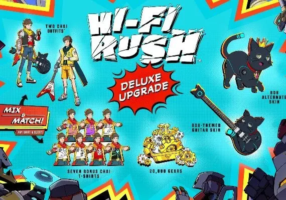 Hi-Fi RUSH - Deluxe Edition Upgrade DLC EN — Xbox Series X|S / PC, Deluxe Edition