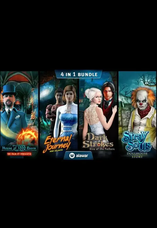 Hidden Object 4-in-1 Bundle — Steam, Standard