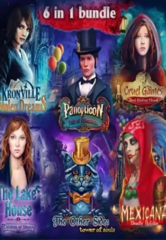 Hidden Object 6-in-1 Bundle — Steam, Standard