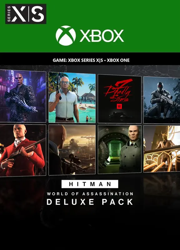 HITMAN World of Assassination Deluxe Pack (DLC) — Xbox Live, Deluxe Pack