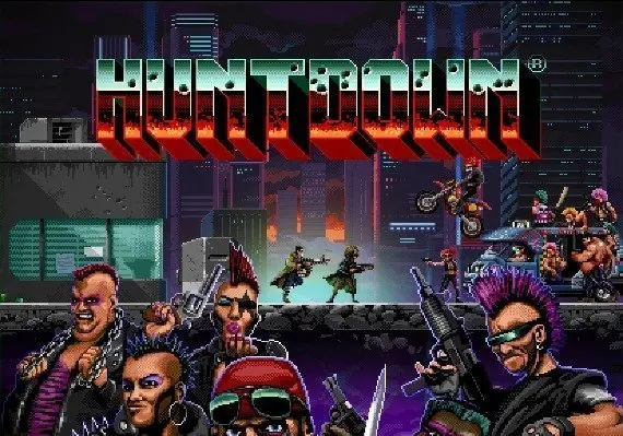Huntdown EN/DE/FR/IT/JA/ZH/ES — Steam, Standard