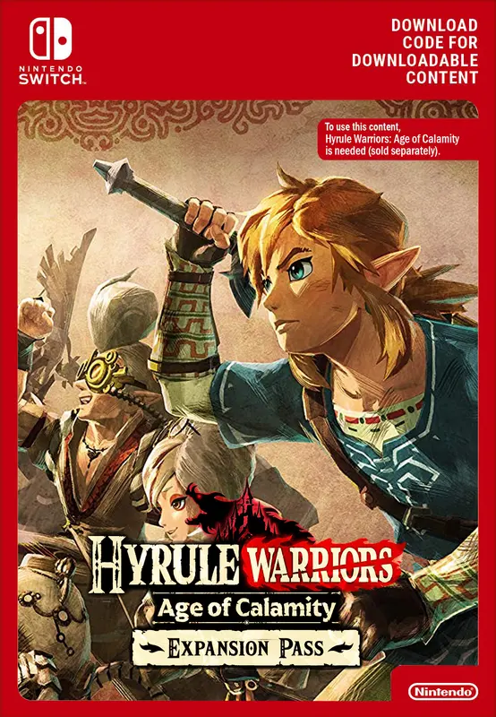 Hyrule Warriors: Age of Calamity Expansion Pass (DLC) — Nintendo Switch, Standard