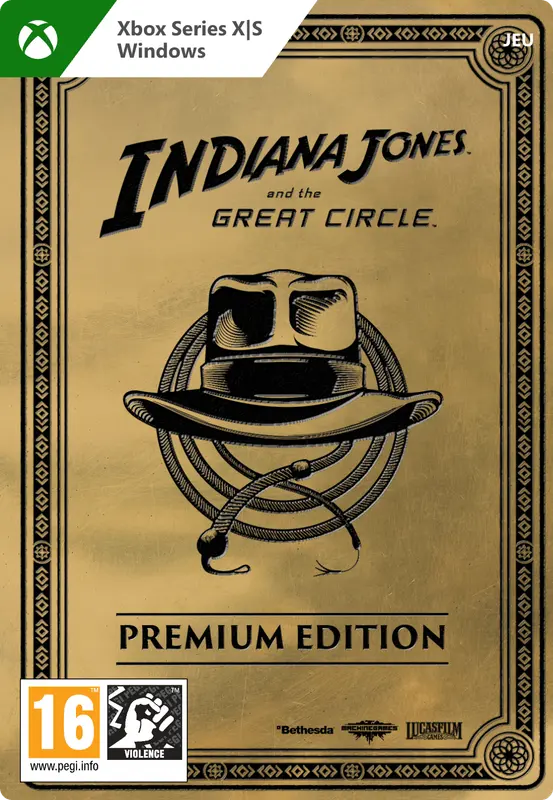 Indiana Jones et le Cercle Ancien: Édition Premium numérique — Xbox Series X|S / PC, Édition Premium
