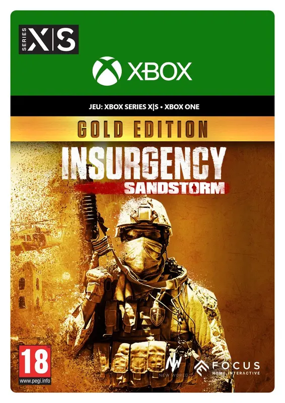 Jaquette de Insurgency: Sandstorm - Gold Edition — jeu Xbox (Xbox One / Xbox Series X|S)