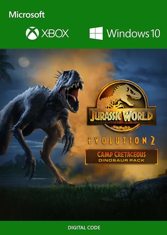 Jurassic World Evolution 2: Camp Cretaceous Dinosaur Pack (DLC) — Xbox Live / PC, Standard