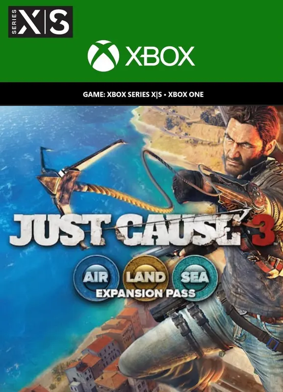 Just Cause 3: Air, Land & Sea Expansion Pass (DLC) — Xbox Live, Standard