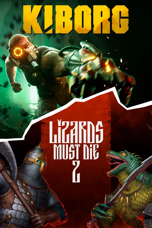 KIBORG + Lizards Must Die 2 — Xbox Live, Standard