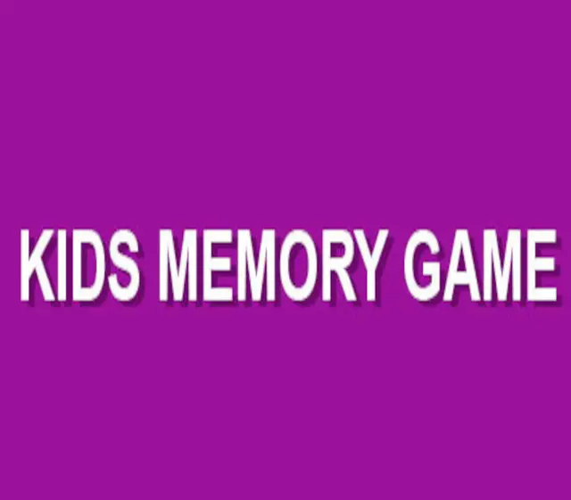 Kids Memory Game — Steam, Standard