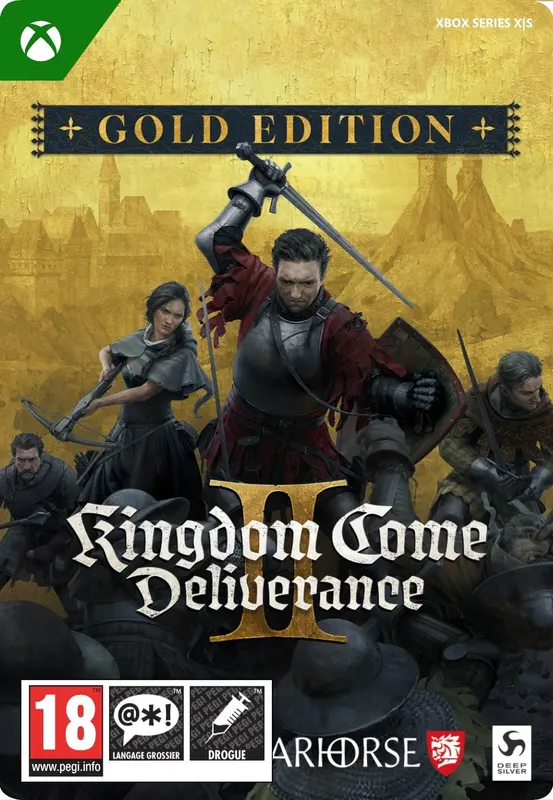 Jaquette de Kingdom Come: Deliverance II Gold Edition — jeu Xbox (Xbox Series X|S)