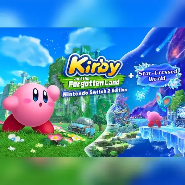 Kirby and the Forgotten Land + Star-Crossed World – Nintendo Switch 2 Edition UPGRADE PACK (DLC) — Nintendo Switch 2, Standard