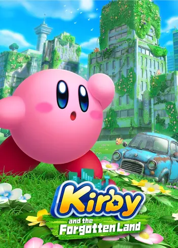 Jaquette de Kirby and the Forgotten Land + Star-Crossed World Upgrade Pack (DLC) — DLC Nintendo (Nintendo Switch 2)