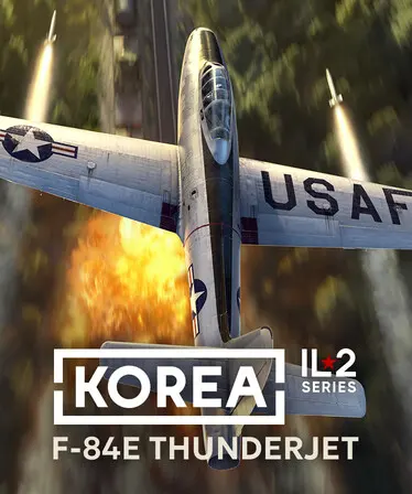 Jaquette de Korea. IL2 Series: F-84E Thunderjet Collectors Plane (DLC) — DLC PC (Steam)