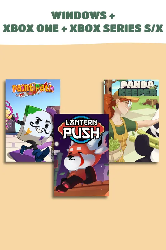 Lantern Push + Paint Path + Panda Keeper (Bundle) — Xbox Live, Standard