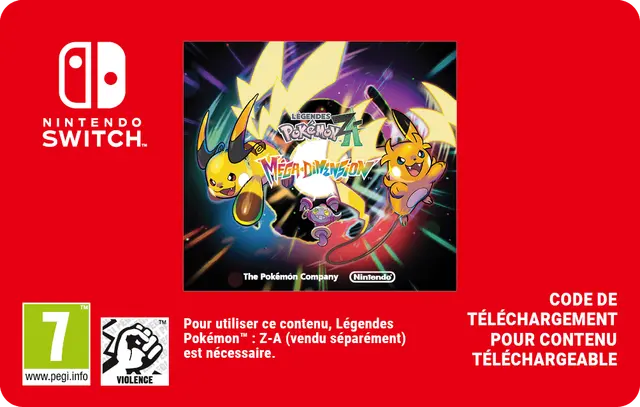 Jaquette de Légendes Pokémon : Z-A Méga-Dimension — DLC Nintendo (Nintendo Switch 2)