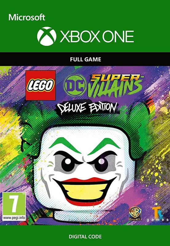 Jaquette de LEGO DC Super-Villains Deluxe Edition — jeu Xbox (Xbox One)