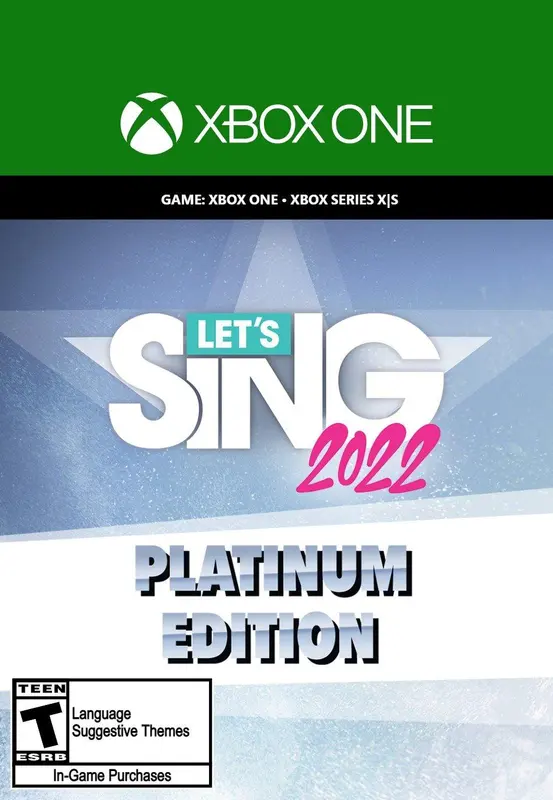 Let's Sing 2022 Platinum Edition — Xbox Live, Standard