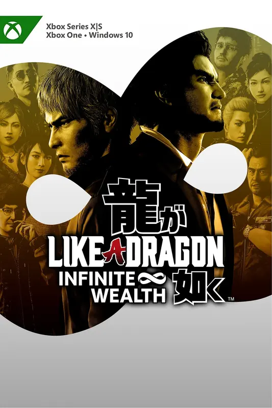 Jaquette de Like a Dragon: Infinite Wealth — jeu Xbox (Xbox Live / PC)