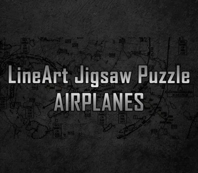 LineArt Jigsaw Puzzle - Airplanes — Steam, Standard