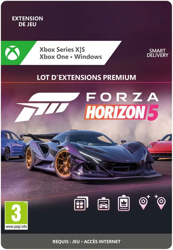 Lot d'extensions Premium Forza Horizon 5 — Xbox One / Xbox Series X|S / PC, Standard