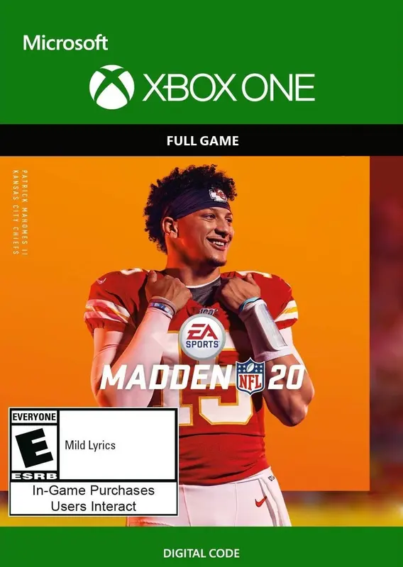 Madden NFL 20 (Standard Edition) — Xbox One, Standard Edition