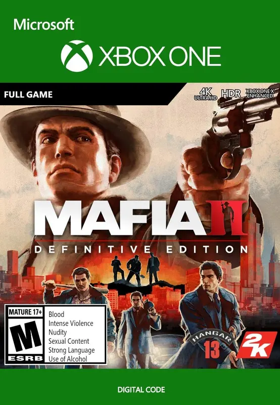 Jaquette de Mafia II: Definitive Edition — jeu Xbox (Xbox One)
