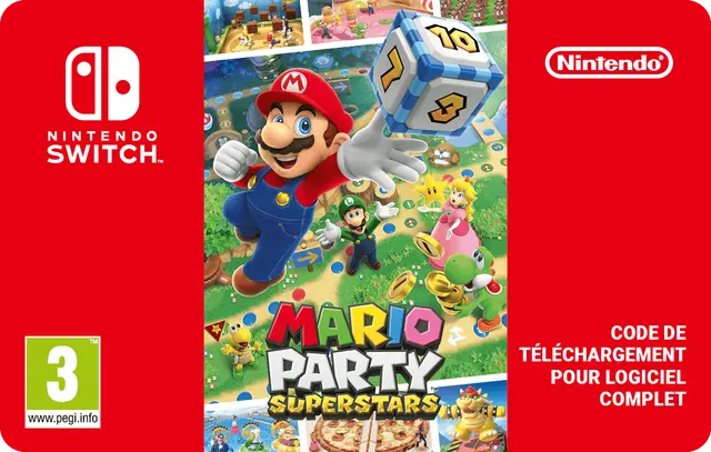 Jaquette de Mario Party Superstars — jeu Nintendo (Nintendo Switch)