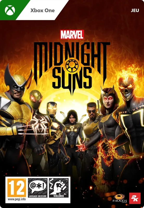 Jaquette de Marvel's Midnight Suns — jeu Xbox (Xbox One)
