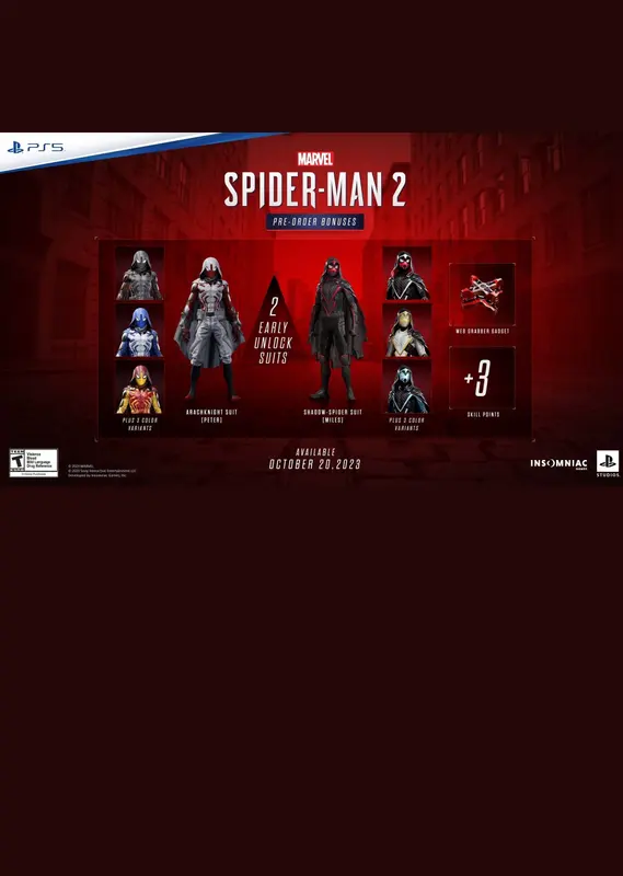 Marvel's Spider-Man 2 - Pre-order Bonus (DLC) — PlayStation 5, Standard