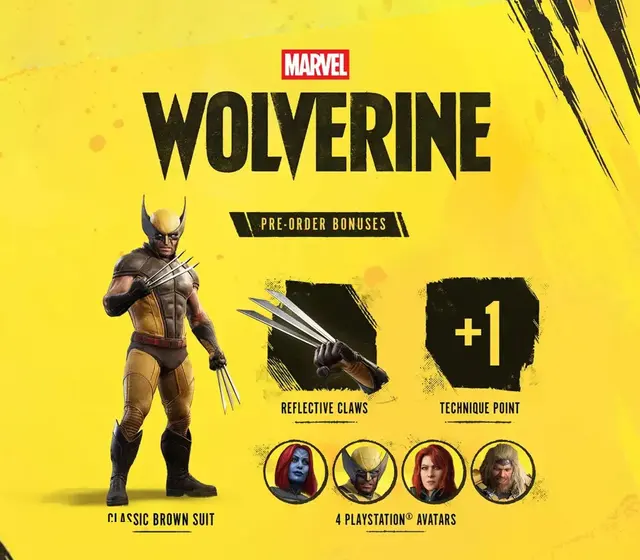 Marvel's Wolverine - Pre-Order Bonus — PlayStation 5, Standard